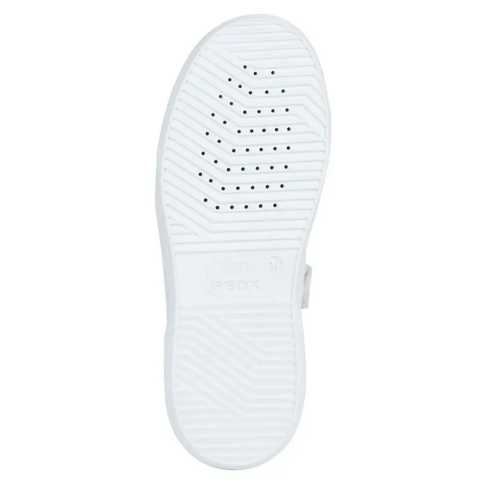 GEOX GIRL'S NETTUNO 3 (LITTLE KID/BIG KID) WHITE/BLACK 36 (US 4 BIG KID) M